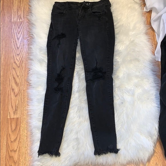 American Eagle Outfitters Denim - American eagle black skinny jeans